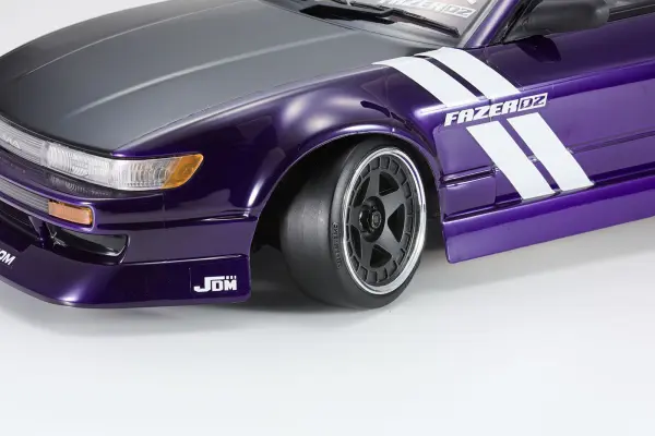 Kyosho Fazer D2 Nissan Silvia S13 Tuned Purple 1:10 Drift Readyset — image 10 of 10