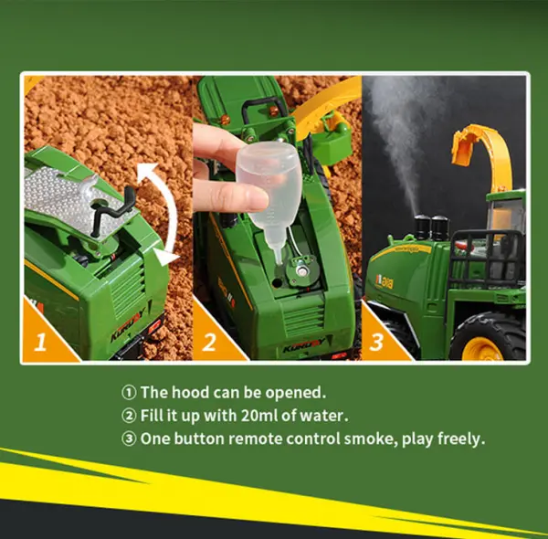 Korody RC 1:24 Tractor Combine Harvester — image 20 of 20