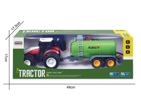 Korody RC 1:24 Tractor With Liquid Fertilizer Sprayer — image 5 of 5