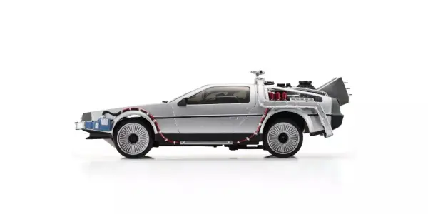 Kyosho First Mini-Z 1:28 De Lorean Back to the Future Time Machine &mdash; image 4 of 9