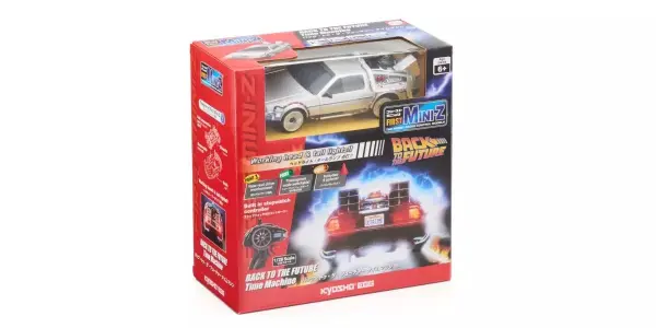 Kyosho First Mini-Z 1:28 De Lorean Back to the Future Time Machine &mdash; image 9 of 9