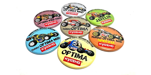 Kyosho Vintage 4WD Buggy Badge (7pcs) — image 3 of 11