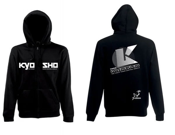 Kyosho Zip Hoodie 2022 Black (3XL-size)