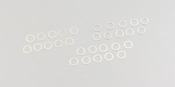 Kyosho Shims 5X7mm. (0.1/0.2/0.3) (10 Each) — image 1 of 3