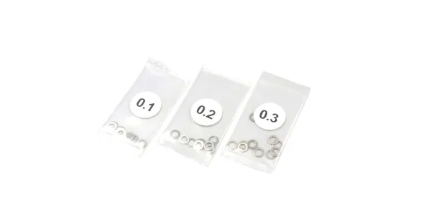 Kyosho Shims 3.175mm (0.1-0.2-0.3) (10 each) For 540 Motor & Kingpin
