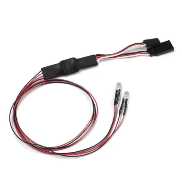 Kyosho LED Light Unit (Diam=5/L=400/Red/2 Bulbs) &mdash; image 2 of 2