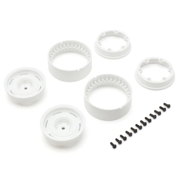 Kyosho KC10 Bead-lock 1.9 inches Dish White Wheels (2) — image 1 of 3
