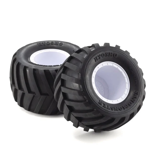 Kyosho MadVan VE Pre-Glued High Grip Soft Tires (2) — image 1 of 3