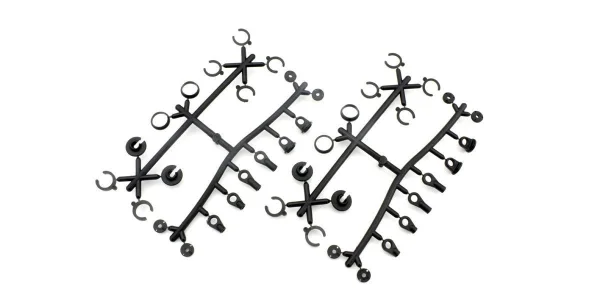 Kyosho Damper Plastic Parts + O-Ring Set Tc Fazer 2.0