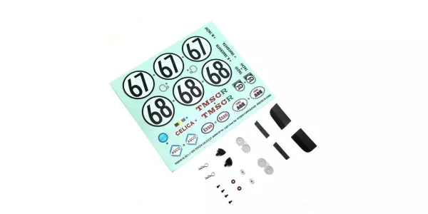 Kyosho Fazer FZ02 1:10 Toyota Celica 1970 Light Cover Set — image 2 of 13