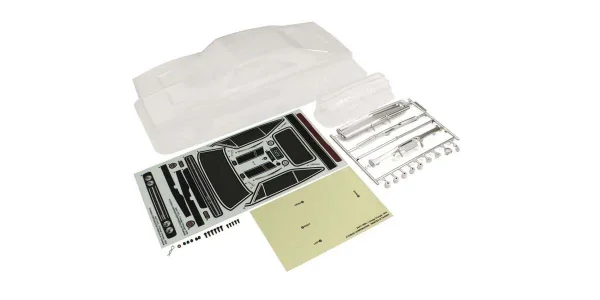 KYOSHO Body shell set 1:10 Fazer FZ02L Dodge Charger 1970 - Clear