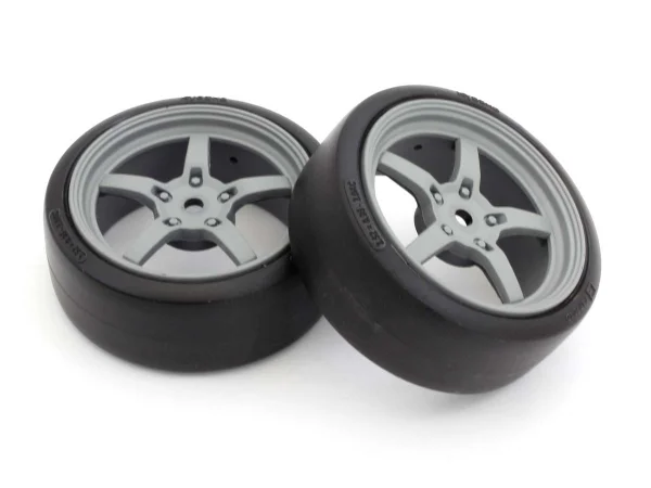 KYOSHO Pre-Glued Drift Tyres FZ02 5-Spoke Racing 1:10 Fazer 2.0 (2) — image 1 of 3