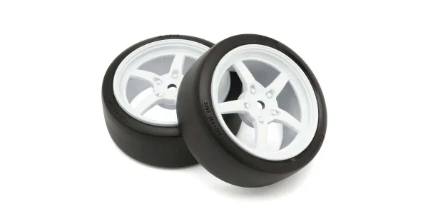 KYOSHO Pre-Glued Tyres FZ02 5-Spoke White1:10 Fazer 2.0 (2) Rally — image 2 of 3