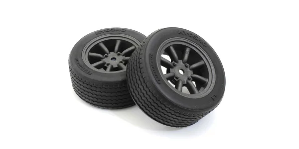 KYOSHO Pre-Glued TC Tyres FZ02 M8S Watanabe Wheel 1:10 Fazer 2.0 (2)