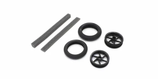 Kyosho Hanging-On Racer High Grip Tyres & Wheels (2)