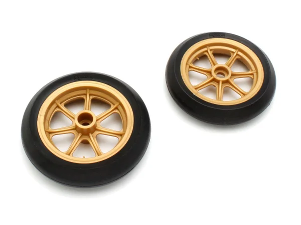 Kyosho Hanging-On Racer Yamaha YZR500 Tyres & Wheels (2) — image 1 of 3