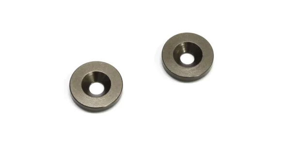 Kyosho Wing Washer Gunmetal (2) - Inferno MP9 — image 1 of 2