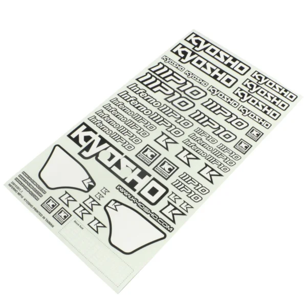 Kyosho Inferno MP10 Decal Sheet — image 1 of 4