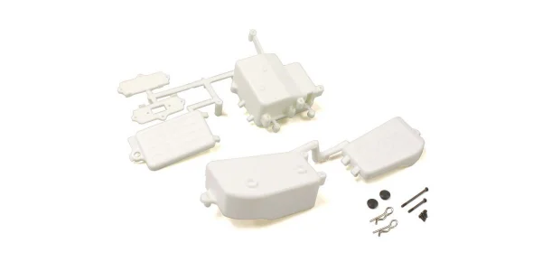 Receiver and Battery Box Kyosho Inferno MP9-MP10 - White