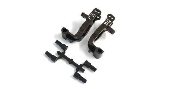 Front Hub Carrier Set Kyosho Inferno MP9-MP10 Aluminium - 17.5 Deg. ** CLEARANCE **