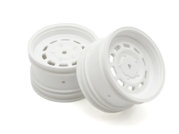 Rear Wheels 10 holes White 2.2 (2) Kyosho EP Lazer SB DirtCross — image 1 of 2