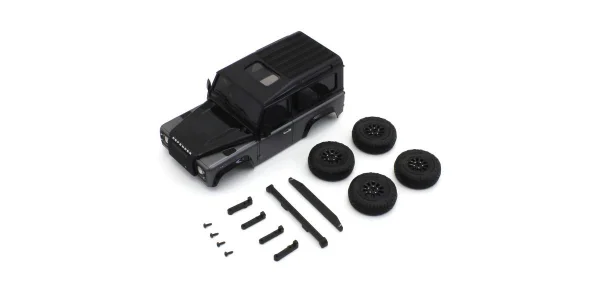 KYOSHO Bodyshell Land Rover Defender 90 Gray Mini-Z 4X4 MX01