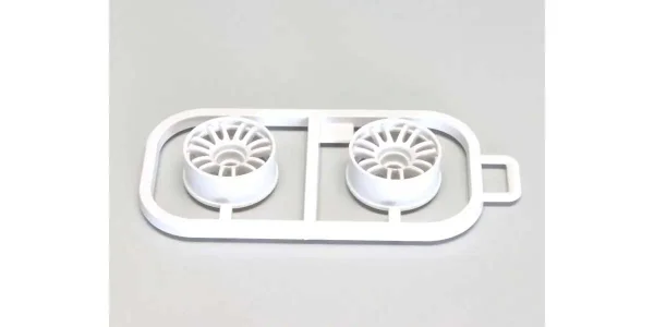 Wheels Set RE30 Kyosho Mini-Z MR03 Narrow-Offset 1.5 (2) White