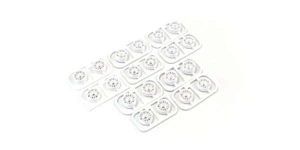 Wheels Set Kyosho Mini-Z MR03 Multi-Offset RAYS RE30 White