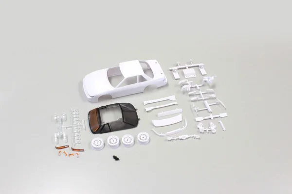 Kyosho Body Shell - Nissan Silvia S13 Mini-Z + Rims (White Body)