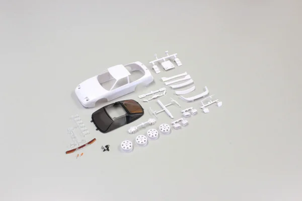 Kyosho Body Shell - Nissan 180Sx Mini-Z + Rims (White Body)