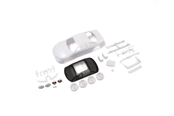 Kyosho Body Shell - Nissan Skyline R33 Mini-Z + 4WD Rims (White Body)