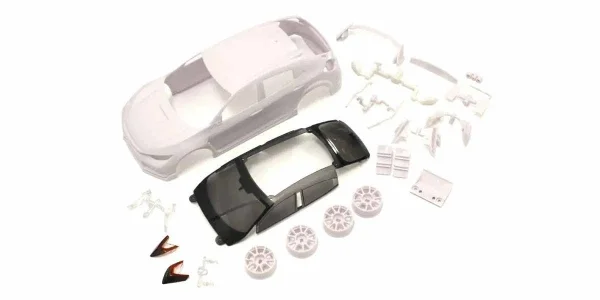 Kyosho Body Shell - Honda Civic Mini-Z + 4WD Rims (White Body) — image 1 of 2