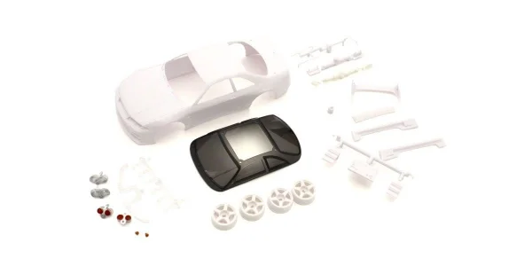 KYOSHO Bodyshell Nissan GT-R Nismo R33 Mini-Z + 4WD Rims (White Body) — image 1 of 2
