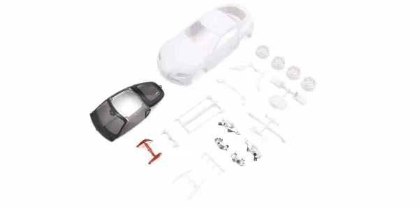 KYOSHO Bodyshell Toyota GR Supra Mini-Z + 4WD Rims (White Body)