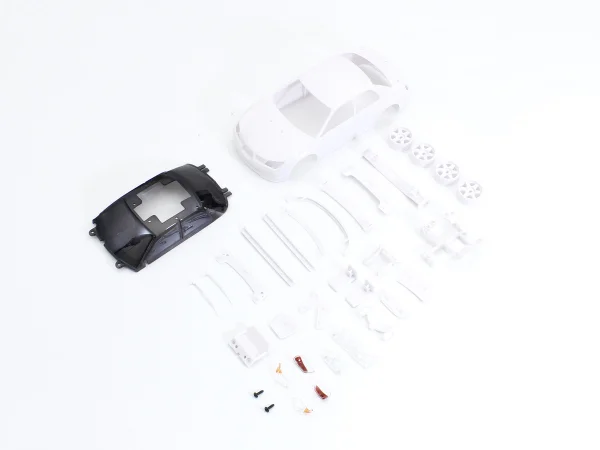 KYOSHO Bodyshell Subaru IMPREZA WRX Mini-Z + 4WD Rims (White Body) — image 1 of 3