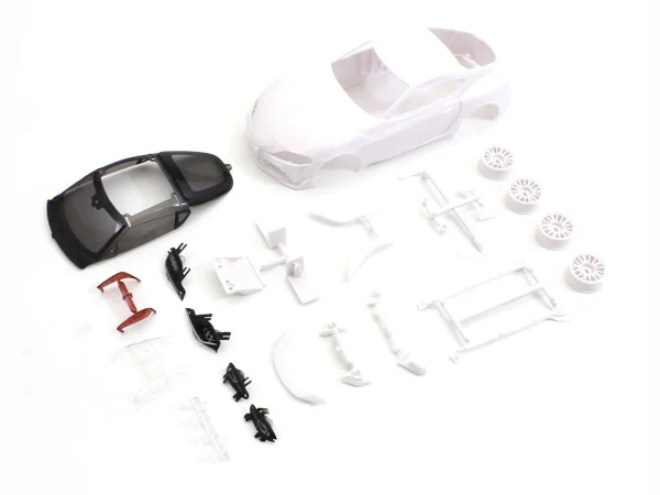 KYOSHO Bodyshell Toyota GR Supra TRD Mini-Z + 4WD Rims (White Body) — image 1 of 2