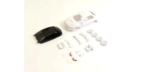 KYOSHO Bodyshell Subaru IMPREZA STI 22B Mini-Z + 4WD Rims (White Body)