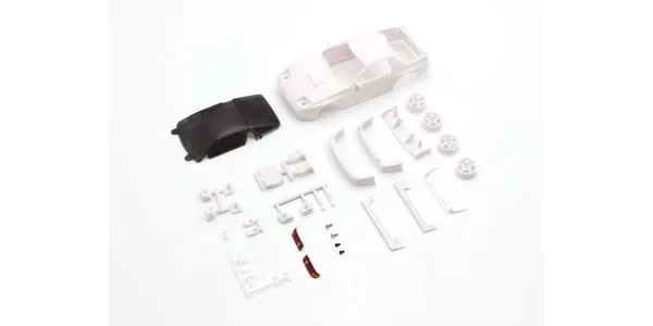 KYOSHO Bodyshell Mazda Savanna RX-7 FC3S Mini-Z + 4WD Rims (White Body)