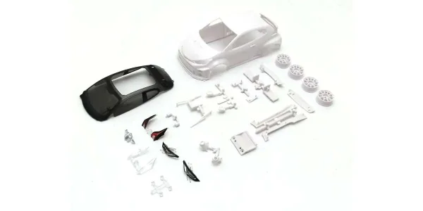 Kyosho Bodyshell Toyota Yaris GRMN Circuit Mini-Z + Jantes 4WD (A peindre) — image 2 of 3