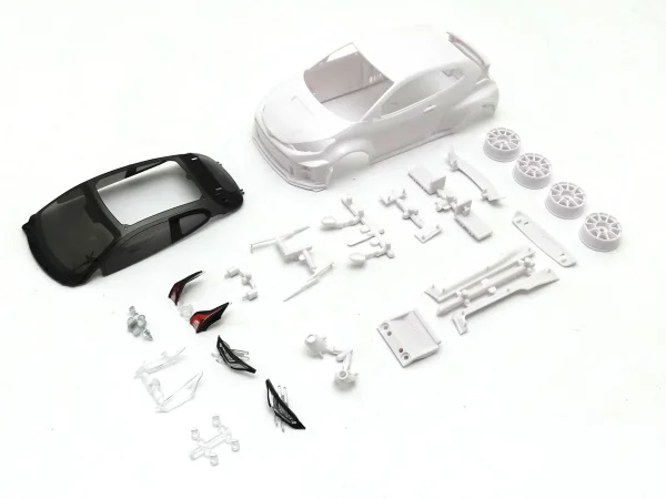 Kyosho Bodyshell Toyota Yaris GRMN Circuit Mini-Z + Jantes 4WD (A peindre) — image 1 of 3