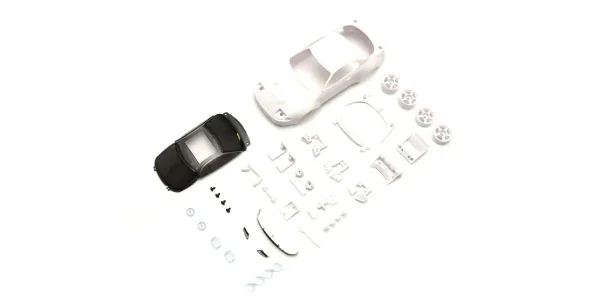 Bodyshell Toyota Celica Kyosho Mini-Z + 4WD Rims (White Body) — image 2 of 3