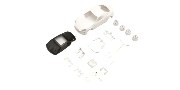Bodyshell Toyota 86 Kyosho Mini-Z + 4WD Rims (White Body) — image 2 of 3