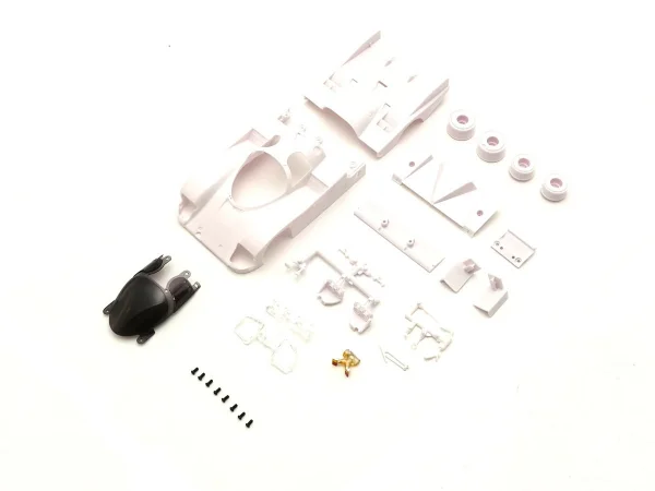 Kyosho Bodyshell Porsche 962 C Coupe LH Mini-Z + 2WD Rims (White Body) — image 1 of 4