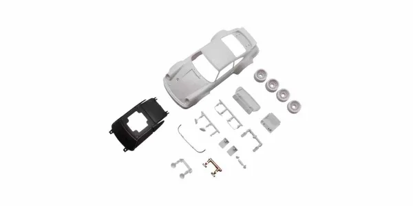 Kyosho Mini-Z Porsche 934 RSR White Body Set + 2WD Rims