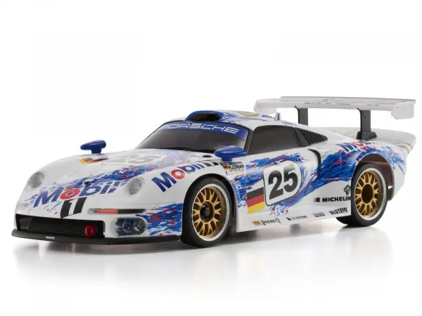 Kyosho Autoscale Mini-Z Porsche 911 GT1 1996 Mobil1 No25 (W-RM) — image 2 of 3