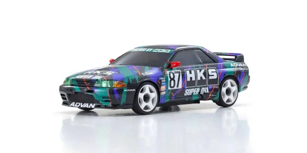 Kyosho Autoscale Mini-Z Skyline GT-R R32 1993 HKS #87 (MA020)