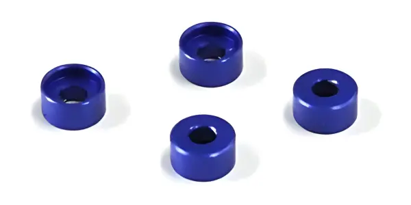 Kyosho Mini-Z MR03 Aluminium Collar for MZW418 (4) 2.5mm/Blue — image 1 of 3