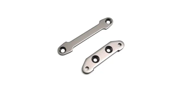 Front suspension plate set Kyosho Optima Pro (2) Gun Metal