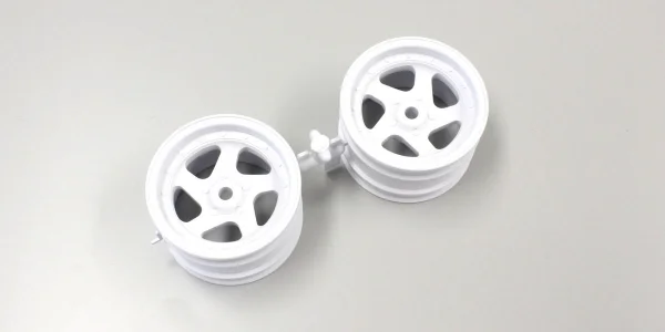 Kyosho Wheel 5B 43mm (2) Optima - White — image 1 of 3
