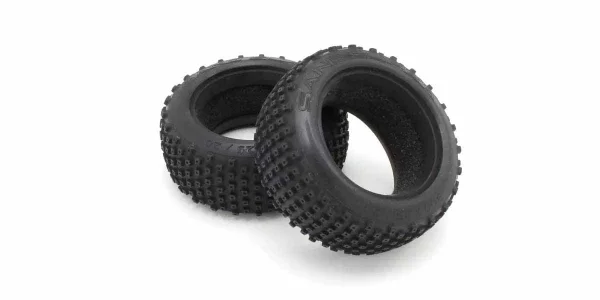 Kyosho Turbo Optima Front Medium Tires 50x83x30mm (2) - Block type